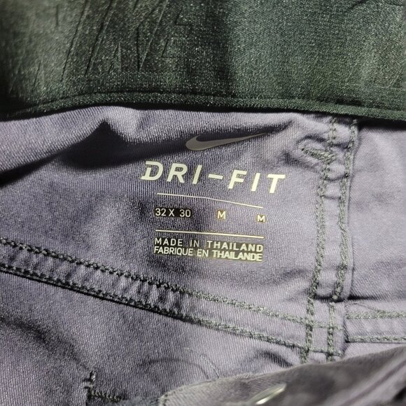 Nike Pants Mens 32x30 Gray Blue Flex Slim Golf Dri-Fit Casual Preppy Outdoor - Picture 3 of 8